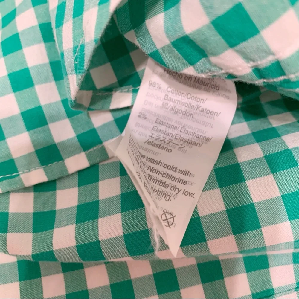 Crewcuts boy's long‎ sleeve gingham button up shirt